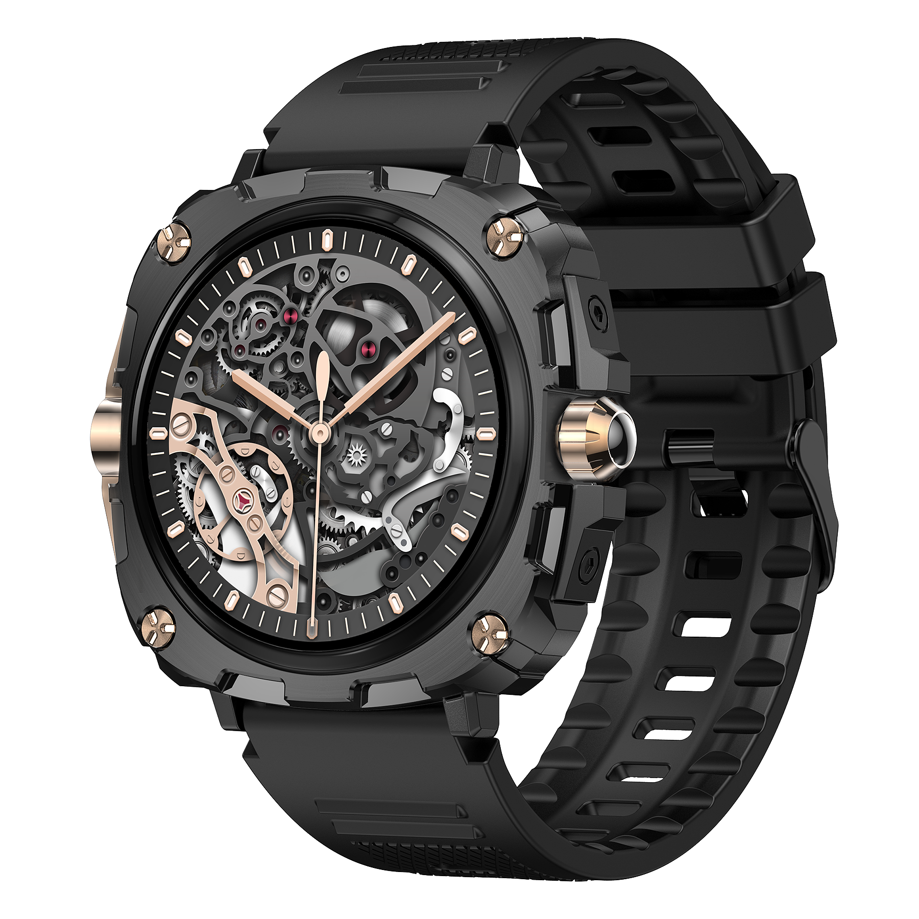 2024 Fashion AK71 Smart watch 1.43Inch AMOLED BT calling 400mAh IP68 Health Heart Rate outdoor sport compass smartwatch for Men