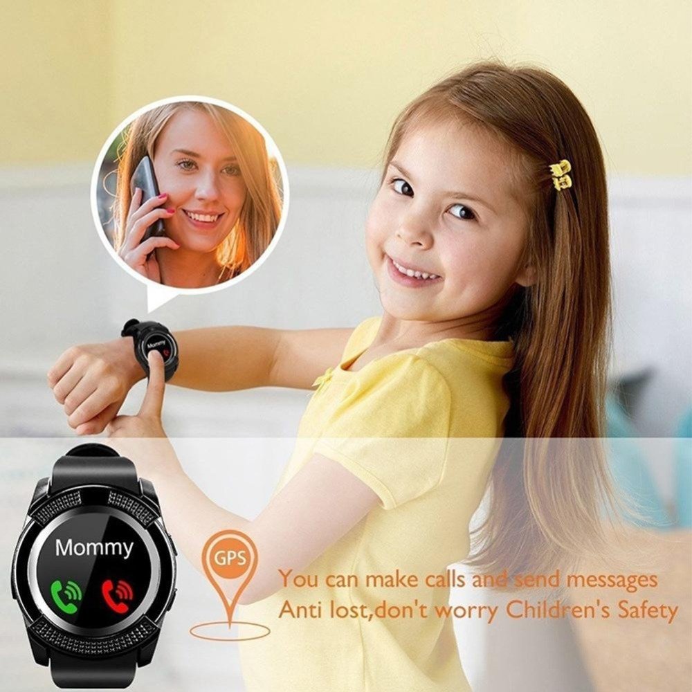 Sport Watch Anti-lost Smartwatch Support SIM TF Card Clock Smart Calling Watch Reloj Inteligente V8 Smart Watch