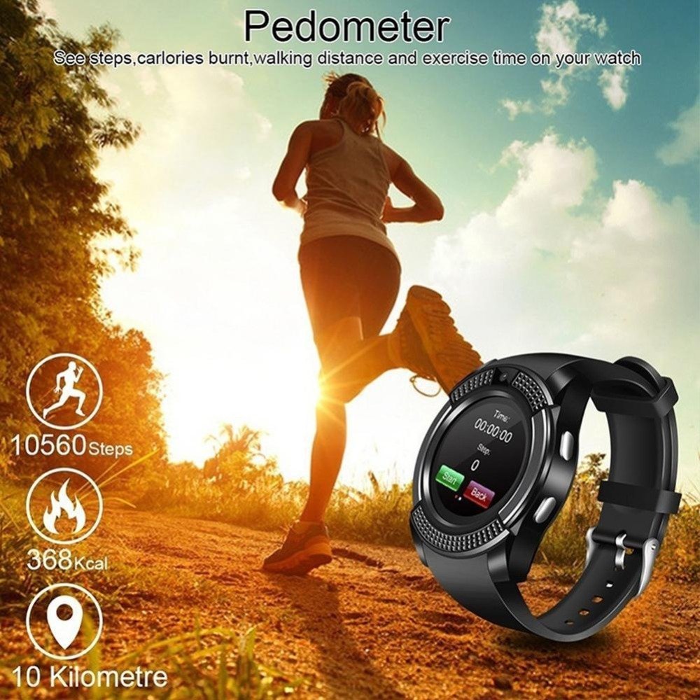 Sport Watch Anti-lost Smartwatch Support SIM TF Card Clock Smart Calling Watch Reloj Inteligente V8 Smart Watch