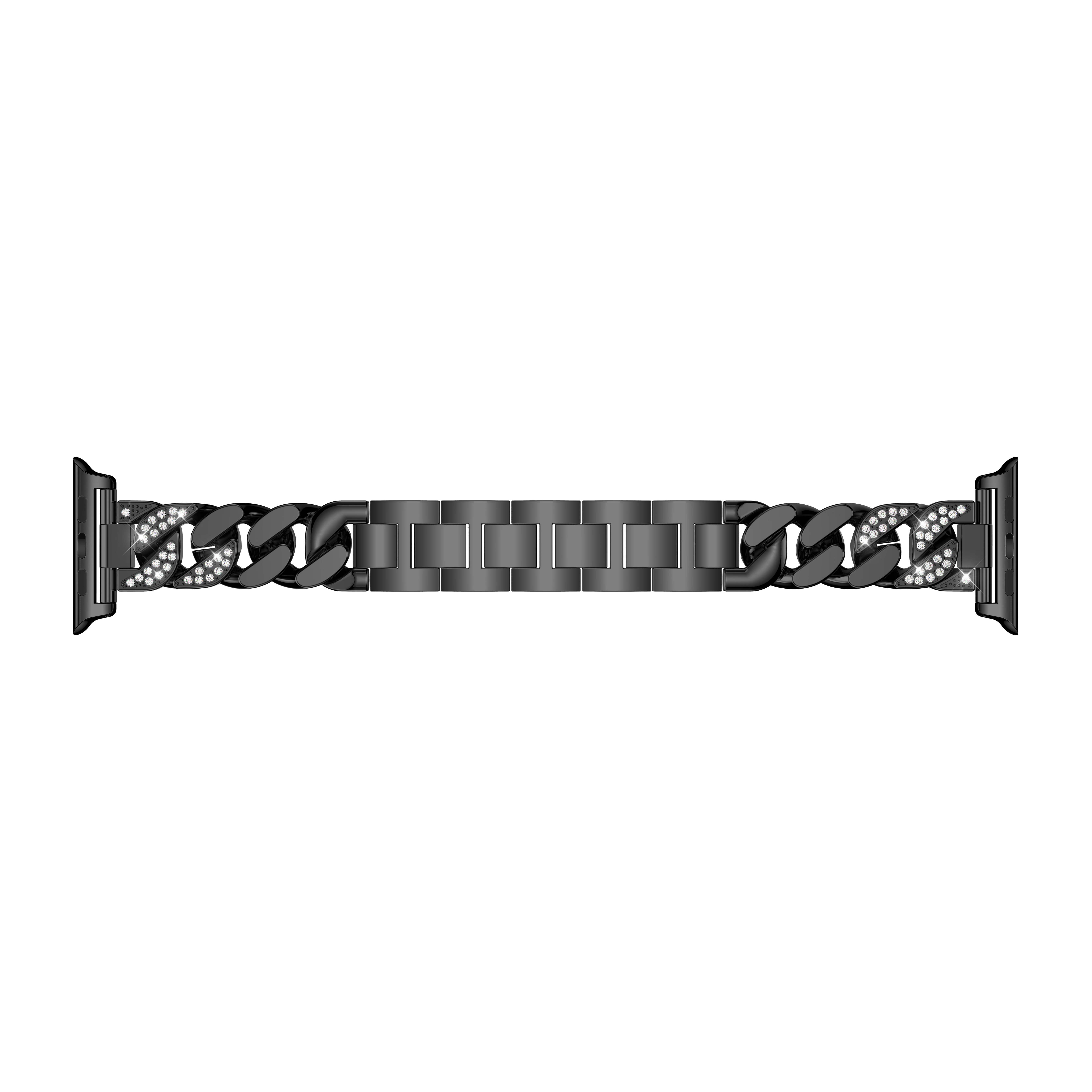 Luxury 22MM Metal Smart Watch Strap Women's stainless steel strap Business casual wear for apple watch Band