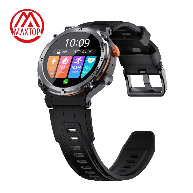 Maxtop Heart Rate Monitor Smartwatch Blood Pressure Tracker Wearable Devices Women Mobile Android Smart Watch