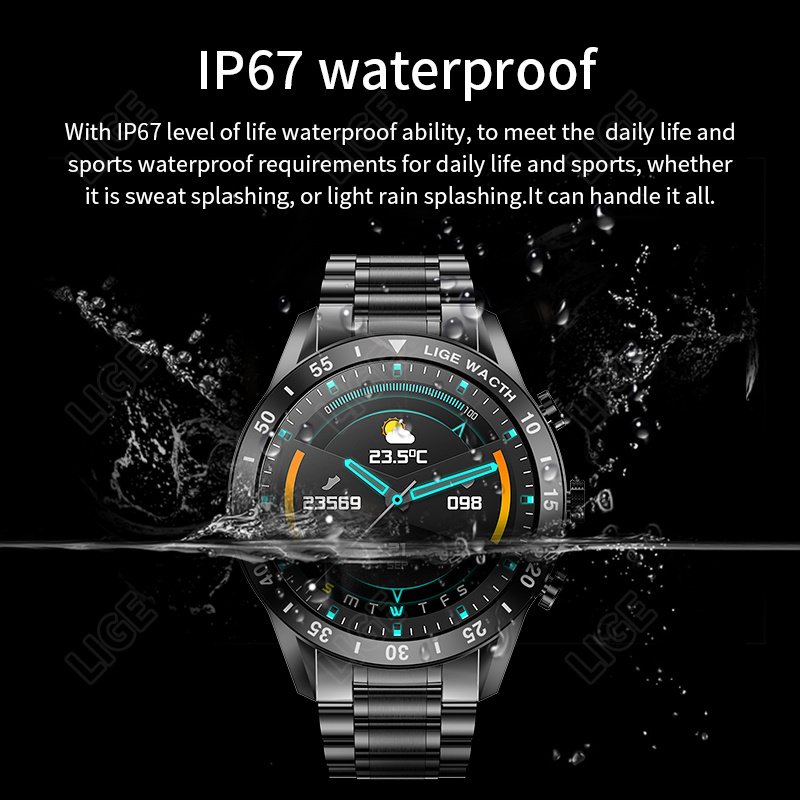 2024 New Smart Watch for Men With Gift Box Full Touch Screen BT Call HD Music Playback Fitness Watches Sports