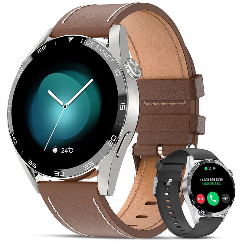 LIGE Brand BW1329 Smart Watches for Men Chronograph Men jam tangan pria Stainless Steel Smart Watch Sports FitnessTracker