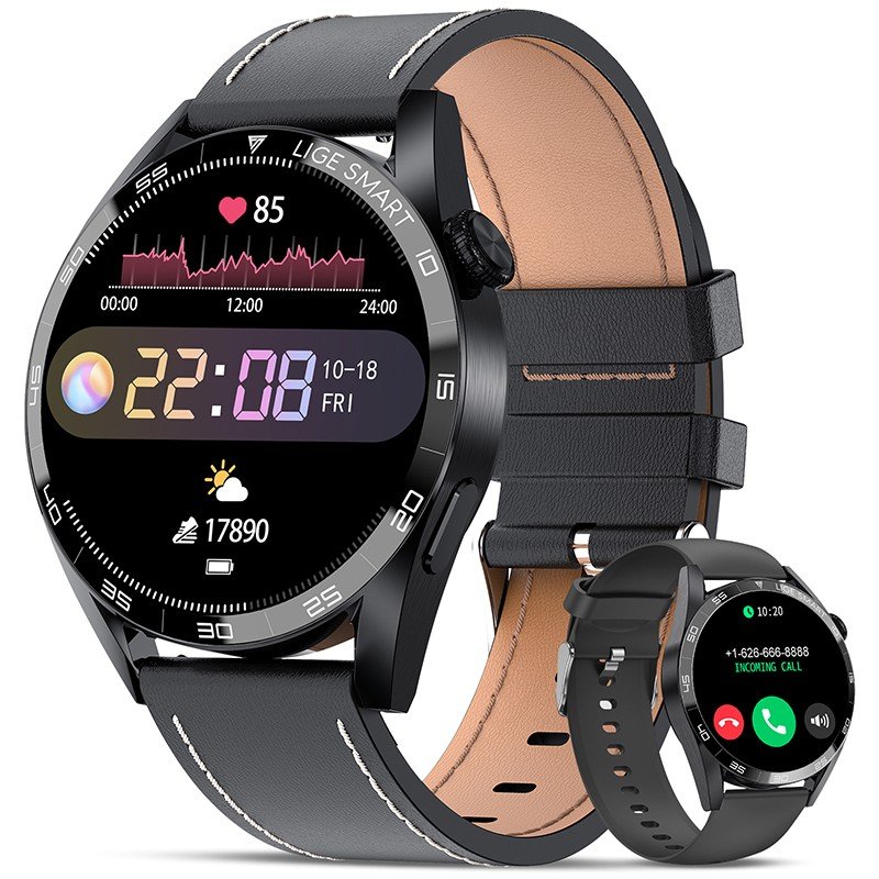 LIGE Brand BW1329 Smart Watches for Men Chronograph Men jam tangan pria Stainless Steel Smart Watch Sports FitnessTracker