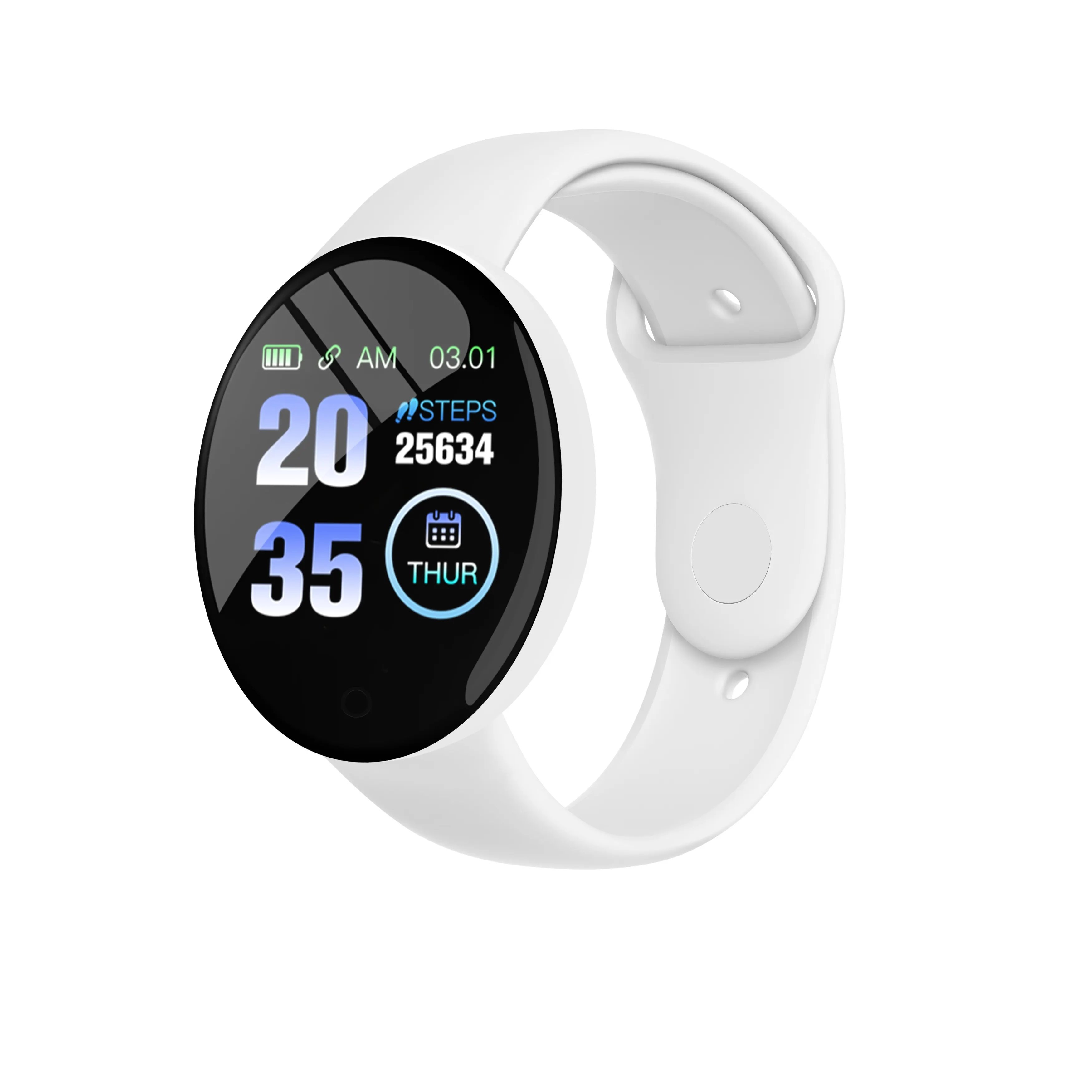 D18 Smart Watch Men Women Smartwatch Digital Watches Sports Fitness Tracker Watch Blood Pressure Waterproof Shenzhen Rubber OLED