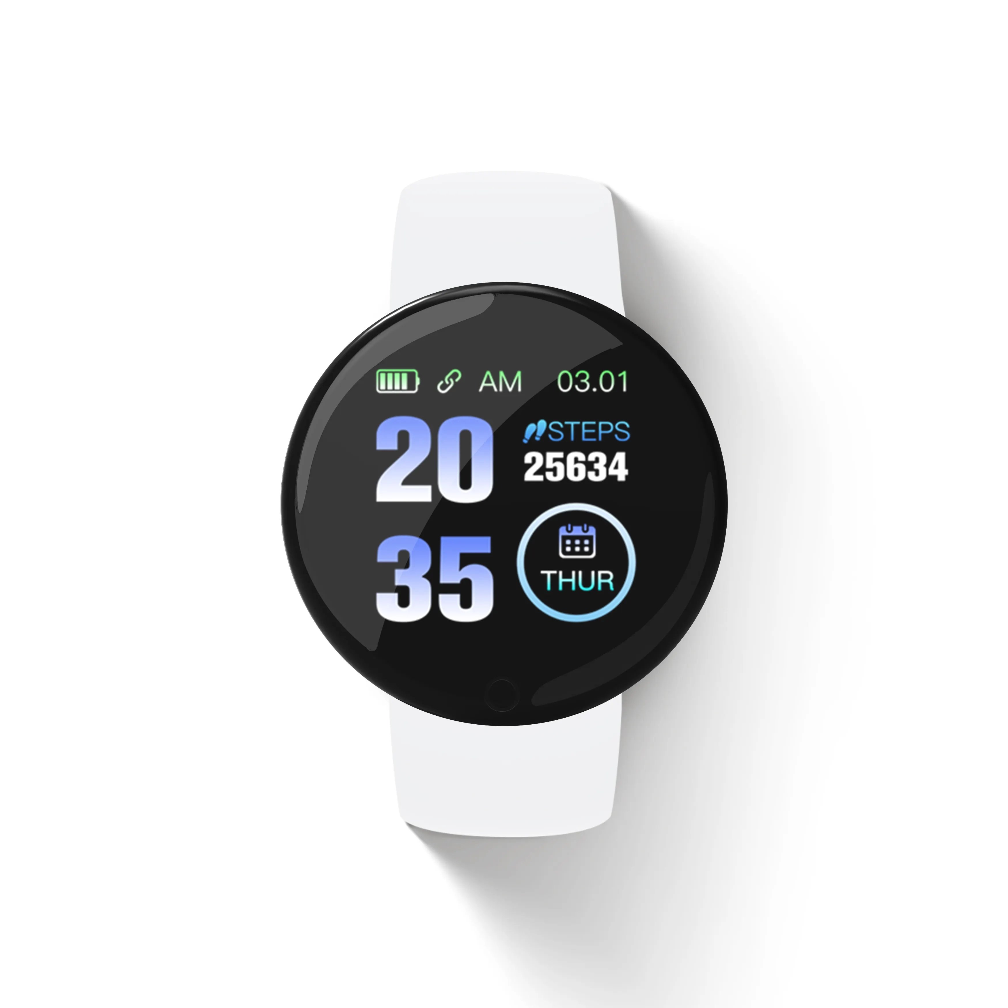 D18 Smart Watch Men Women Smartwatch Digital Watches Sports Fitness Tracker Watch Blood Pressure Waterproof Shenzhen Rubber OLED