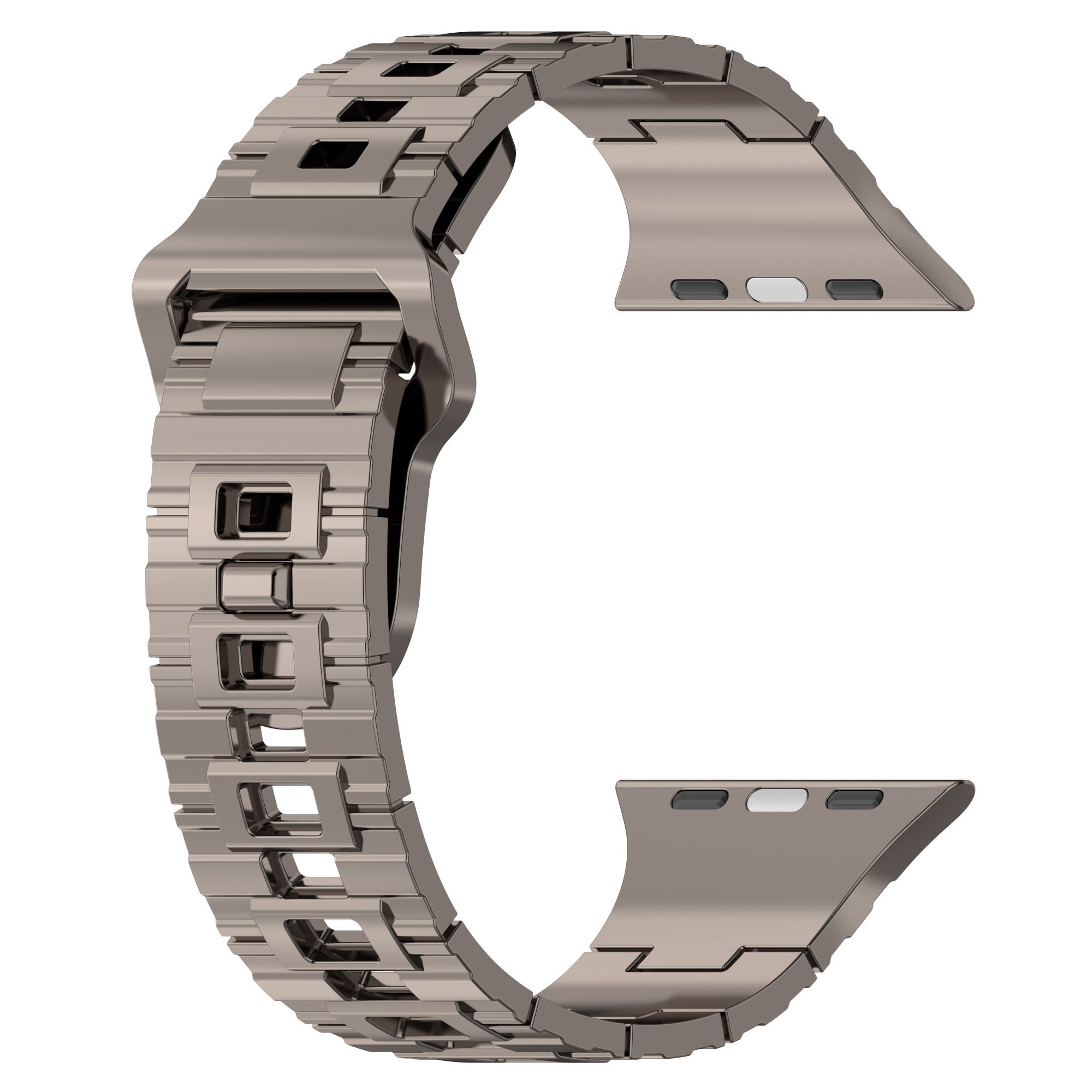 Silicone Smart Watch Band For Apple Watch Strap Imitated Metal Rubber Watch Band For Iwatch Series 8 7 Ultra 41mm 45mm 49mm