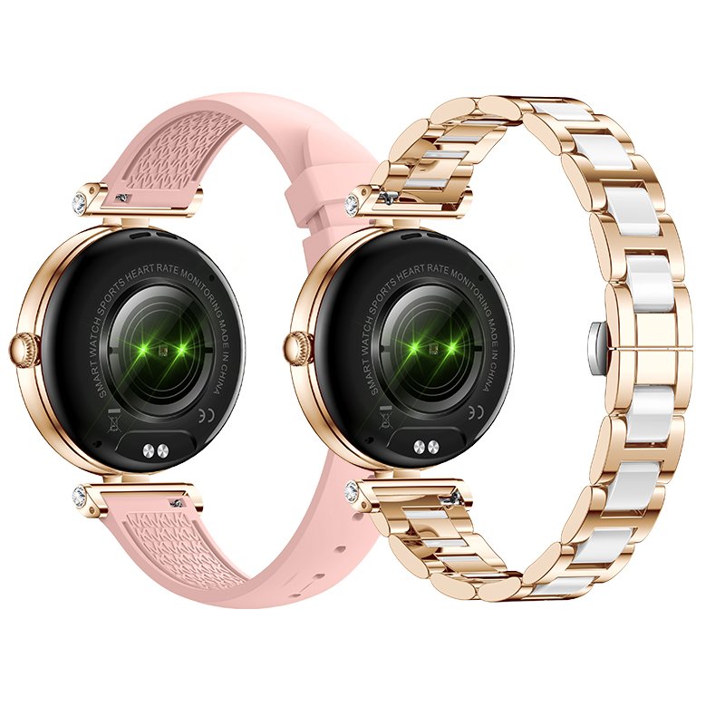 New Fashion AK62 Lady Smart Watch for Women 2024 Double strap BT Calling Watch Heart Rate Blood Monitor Smartwatch for women