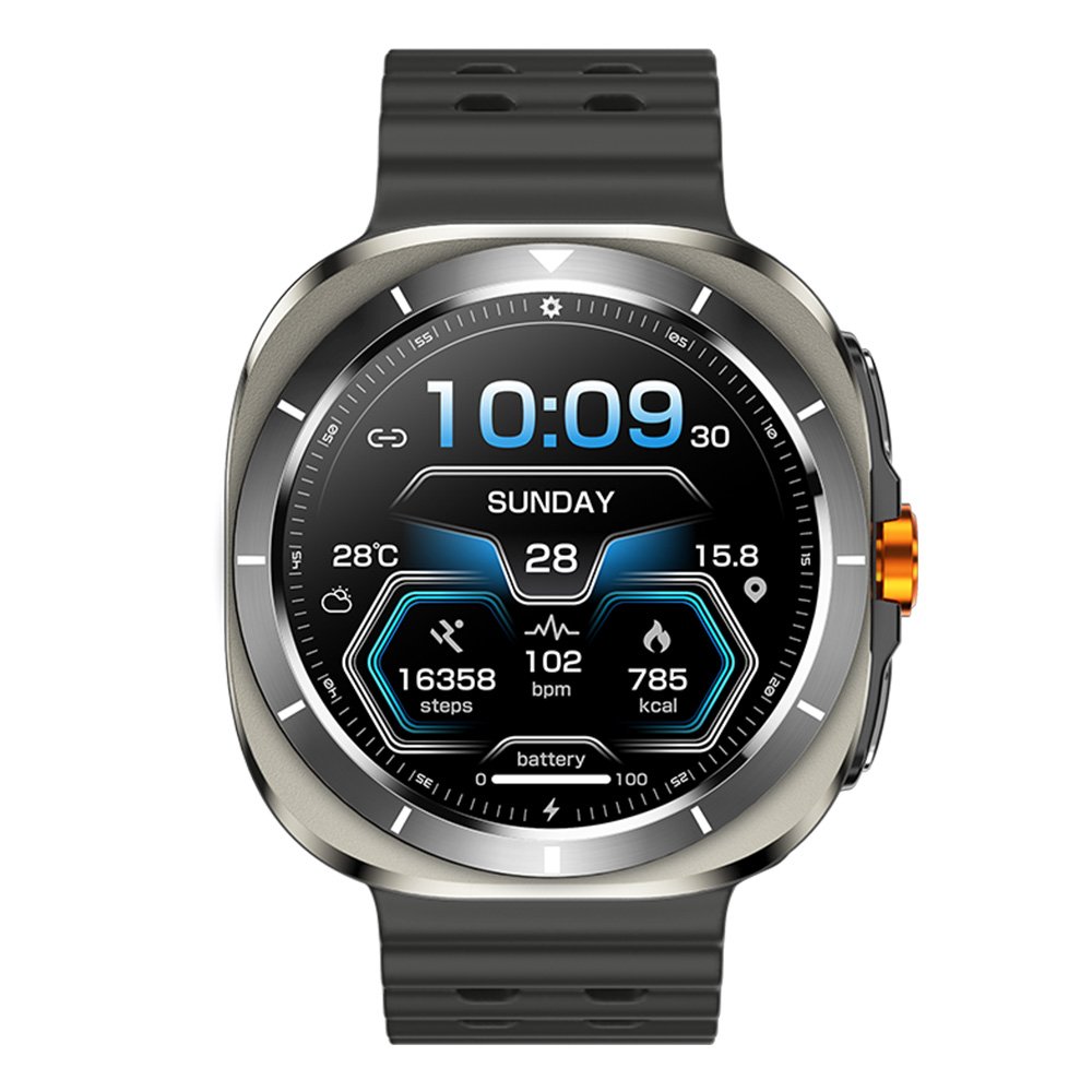 ZK WATCH ULTRA BT Calling 1.43inch Screen IP68 Waterproof ChatGPT Heart Rate Compass Smart Watch Men Women Health Smartwatch