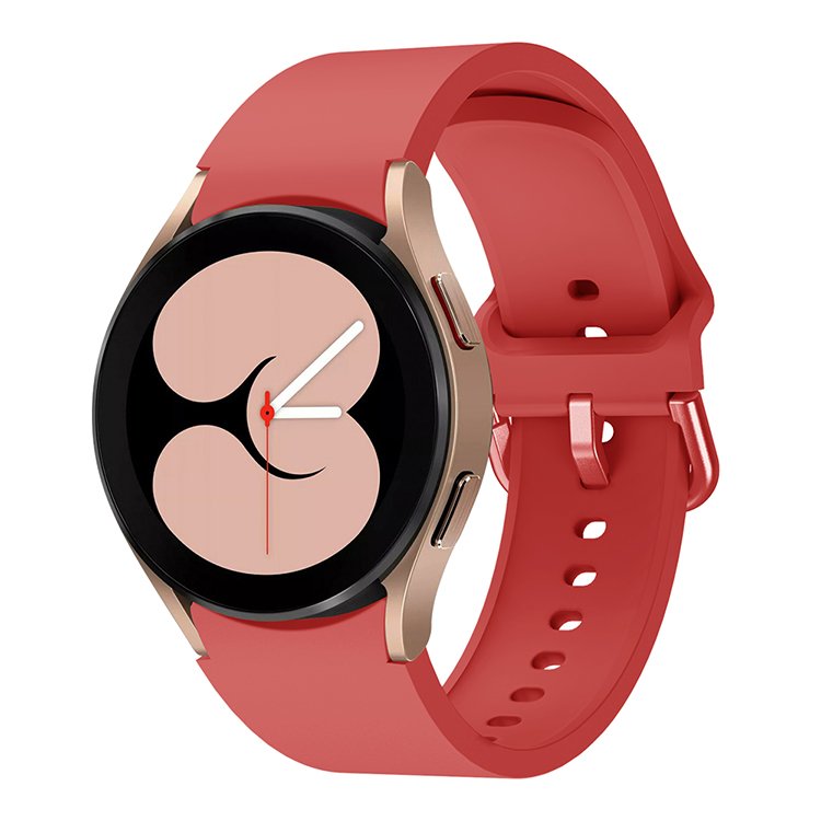 20mm Soft Rubber Silicone Strap for Samsung Galaxy Smart Watch 4 Band Classic 42mm 46mm 40mm 44mm