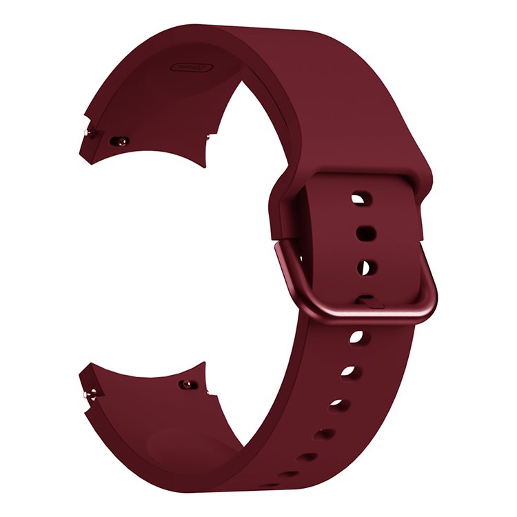 20mm Soft Rubber Silicone Strap for Samsung Galaxy Smart Watch 4 Band Classic 42mm 46mm 40mm 44mm