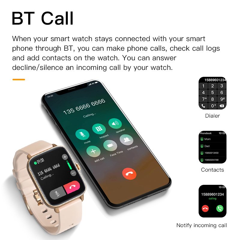 Affordable Price Smart Watch with Various Function CT3 Smartwatch