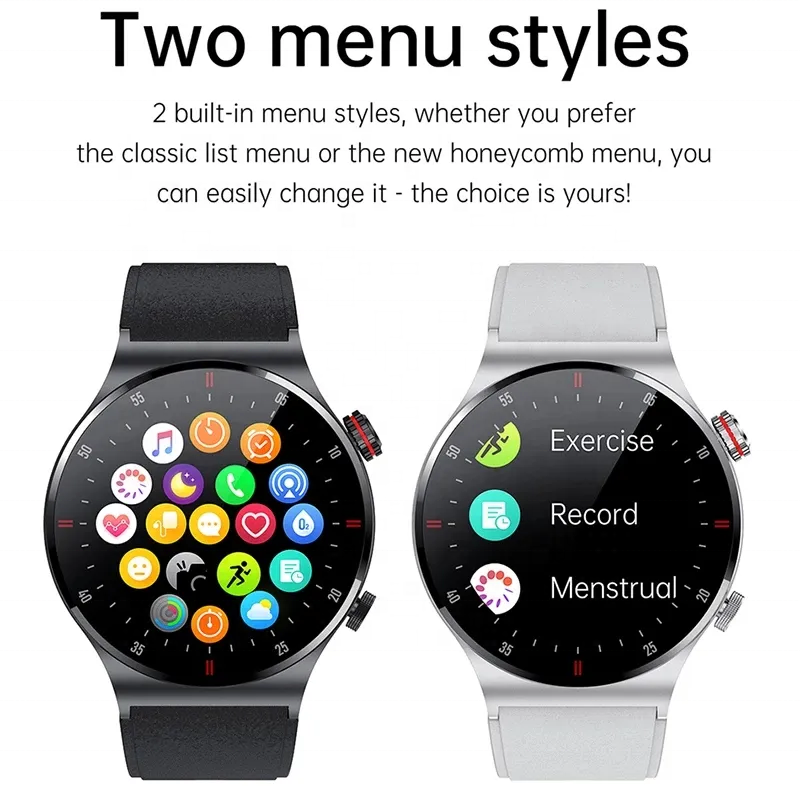 reloj inteligente QW33 Large HD Display Smart Watches Magnetic Charging with Multiple Sports Heatlth Monitoring Support NFC