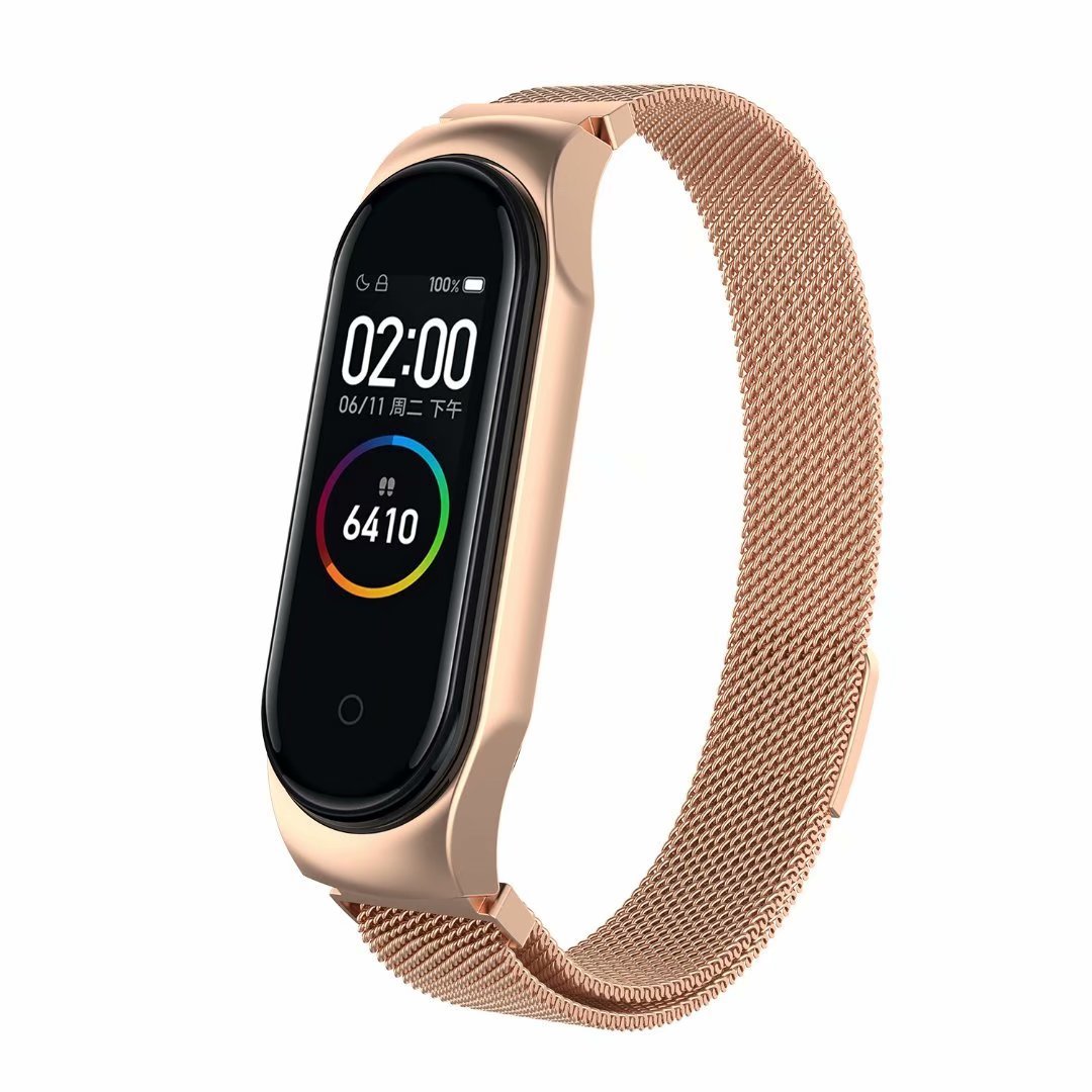 2021 Best Selling Fitness stainless steel Bracelet Mi Smart Watch Band Mi Band 5 Smart Band M5