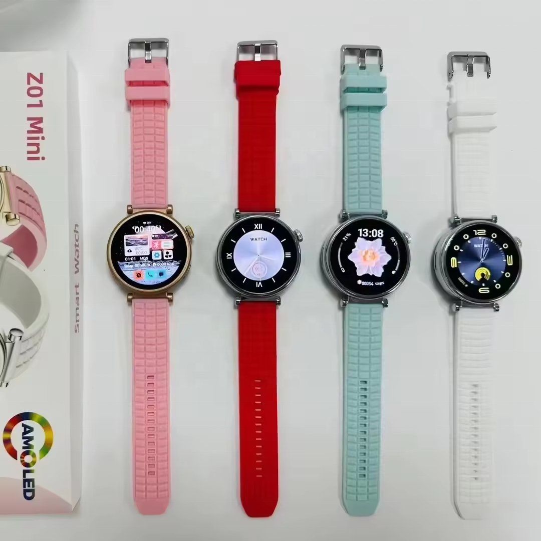 NEW!! Women Smartwatch Z01 mini Phone Call Custom Face Sports Smart Watch Ladies Android Phone Watch