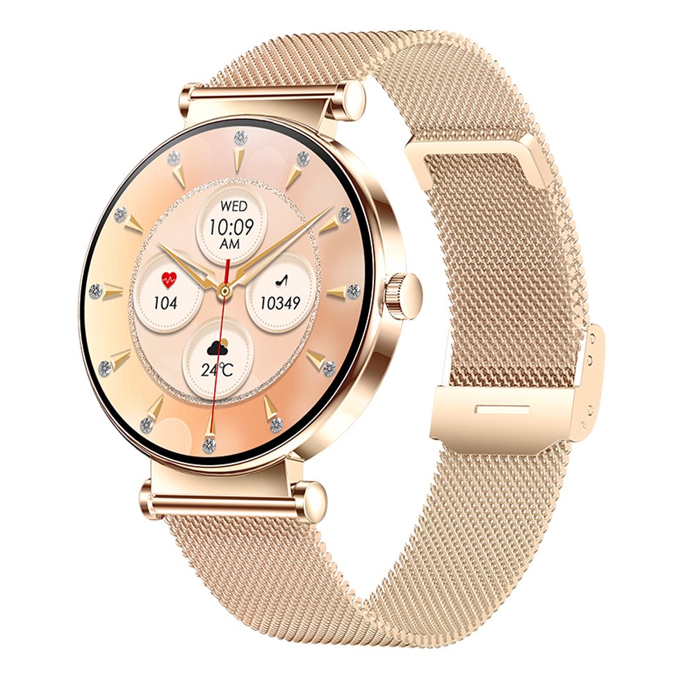 2024 Y16 1.32Inch Smart Watch Lady GPS Positioning BT Call Heart Rate Voice Assistant Women Fashion Smartwatch for Female
