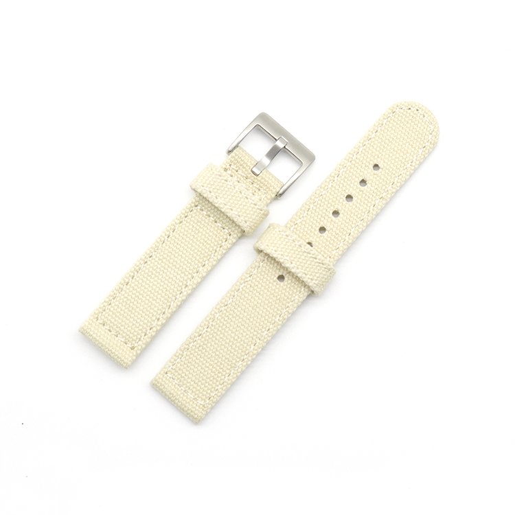 2024 newest hot selling simple durable smart watch band for ladies cotton canvas watch strap