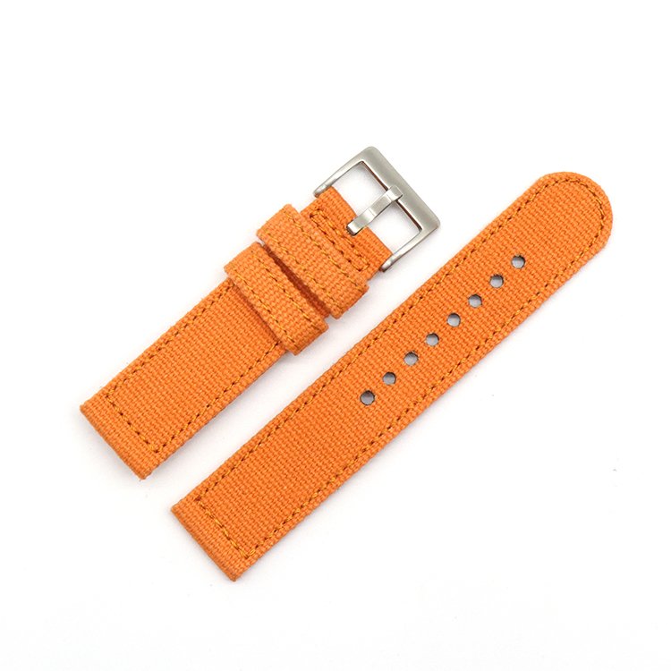 2024 newest hot selling simple durable smart watch band for ladies cotton canvas watch strap
