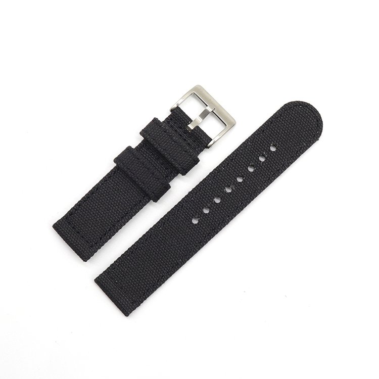 2024 newest hot selling simple durable smart watch band for ladies cotton canvas watch strap