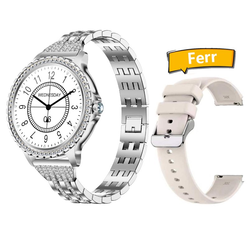 2023 KarenM Popular Women's I58 Smart Watch Diamond 1.32 Inch Female Fitness Bracelet Smartwatch BT Call