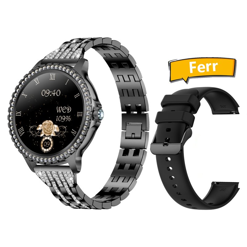 2023 KarenM Popular Women's I58 Smart Watch Diamond 1.32 Inch Female Fitness Bracelet Smartwatch BT Call