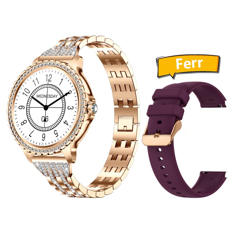 2023 KarenM Popular Women's I58 Smart Watch Diamond 1.32 Inch Female Fitness Bracelet Smartwatch BT Call