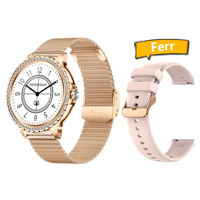2023 KarenM Popular Women's I58 Smart Watch Diamond 1.32 Inch Female Fitness Bracelet Smartwatch BT Call