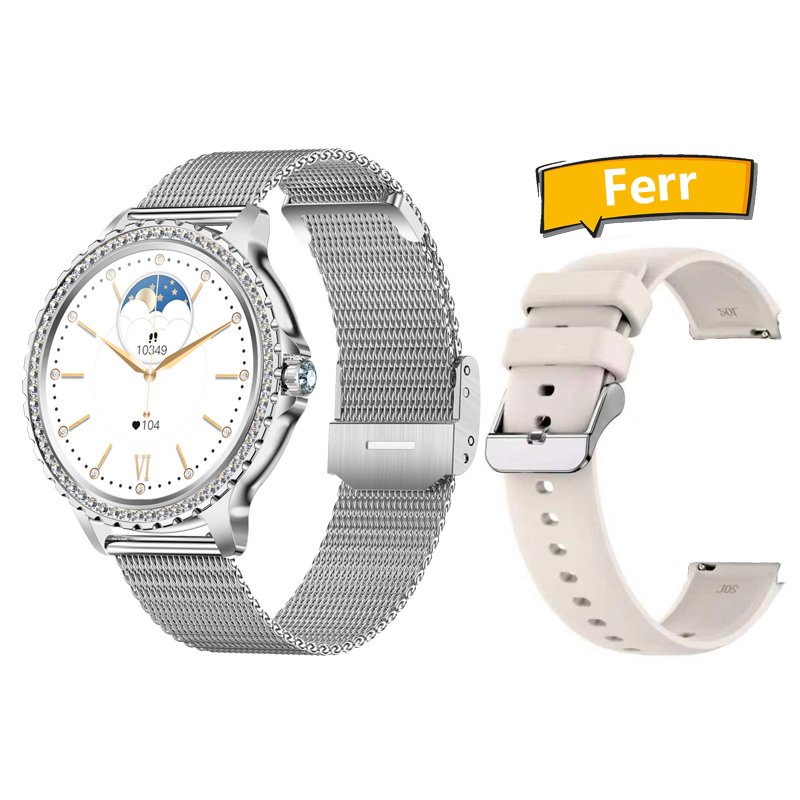 2023 KarenM Popular Women's I58 Smart Watch Diamond 1.32 Inch Female Fitness Bracelet Smartwatch BT Call