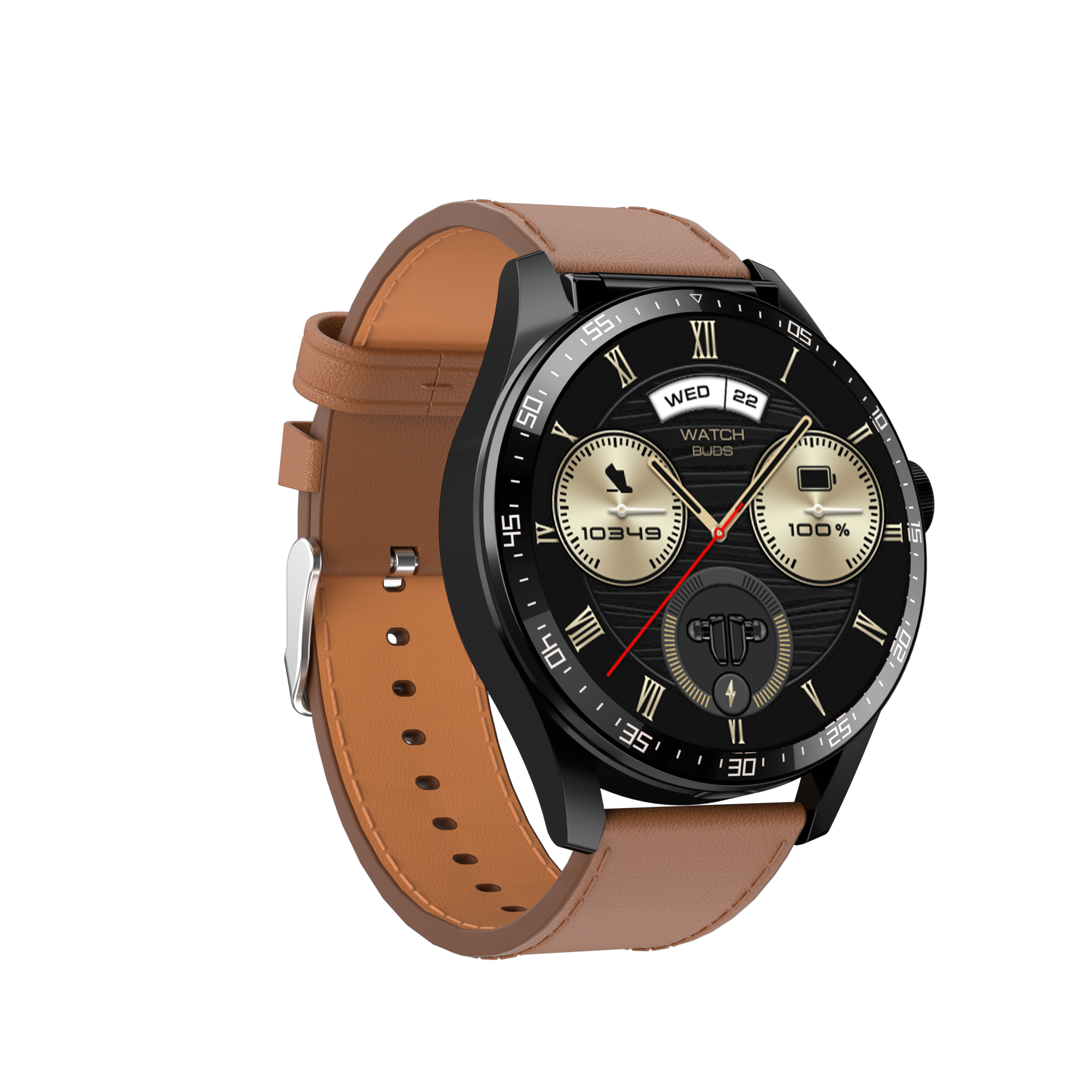 2024 New Gt5 Buds 1.45 Inch Smart Watch With Headphones Ip67 Waterproof Sports Call 2In1 Smart Watch With Earbuds