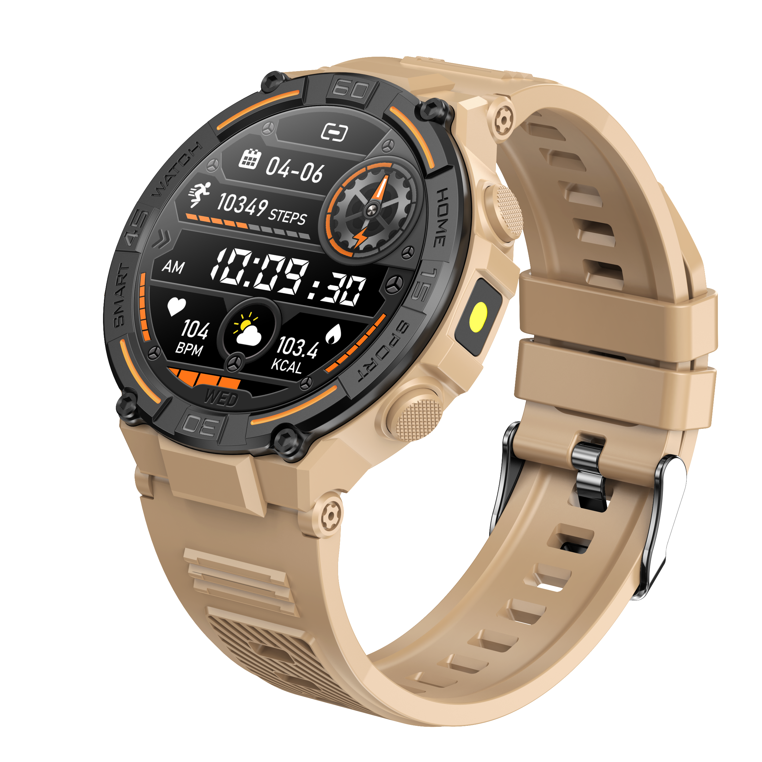 2024 HW50 Outdoor Sport Smart Watches With Flashlight Screen Watch For Men And Women Direct Dial Multiple Colors