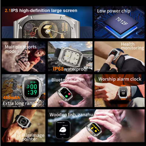 Hot Reloj Inteligentes Z79 max smart watch With 2 Different Straps Wireless Charging Compass High Clear BT Sport Smart Bracelets