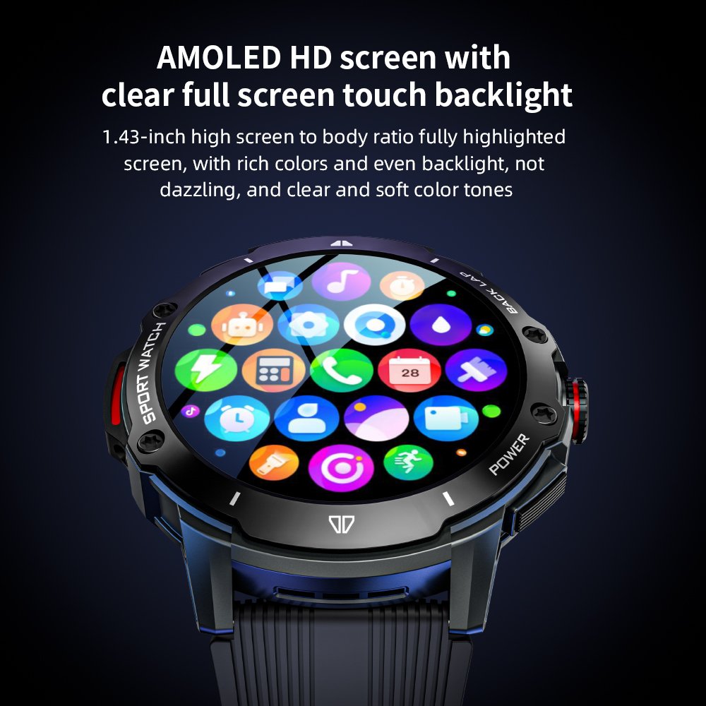LOKMAT Android 8.1 system 4G LTE smartwatch 2+32GB 200W camera APPLLP 4G smart watches
