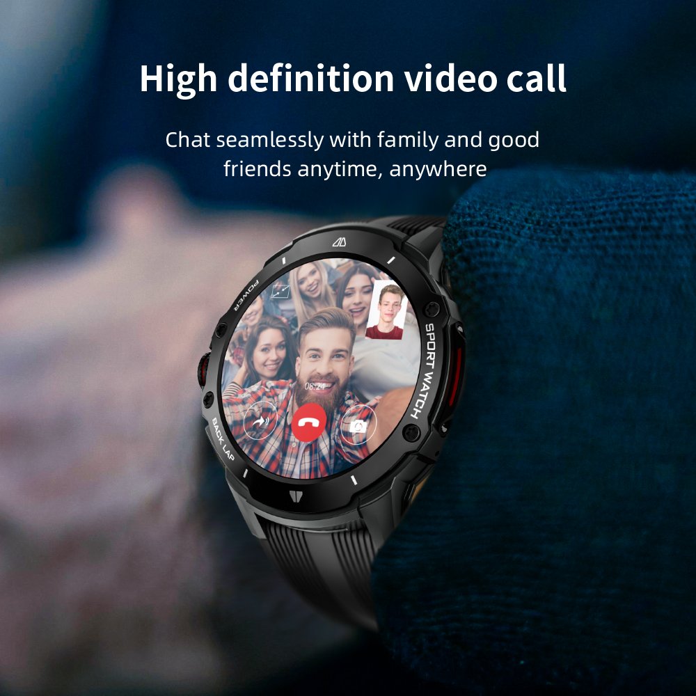 LOKMAT Android 8.1 system 4G LTE smartwatch 2+32GB 200W camera APPLLP 4G smart watches