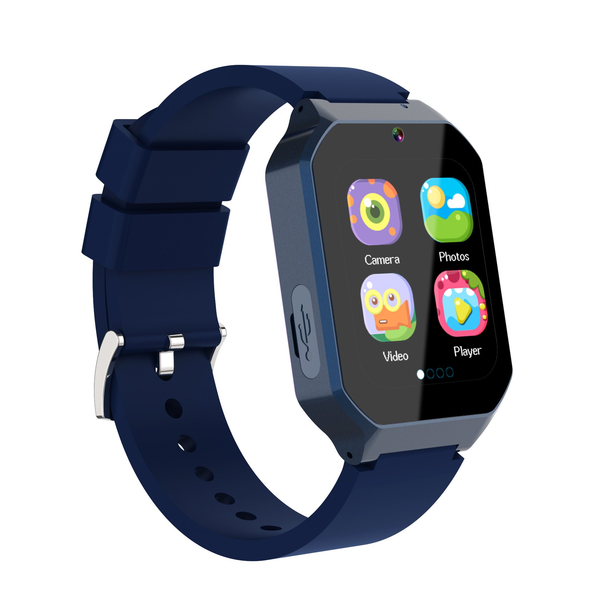 Kids Smart Watch With Gps And Video Call, 4G Touch Screen Support Sim Card Ios Android Phone Smartwatch Children For Kids