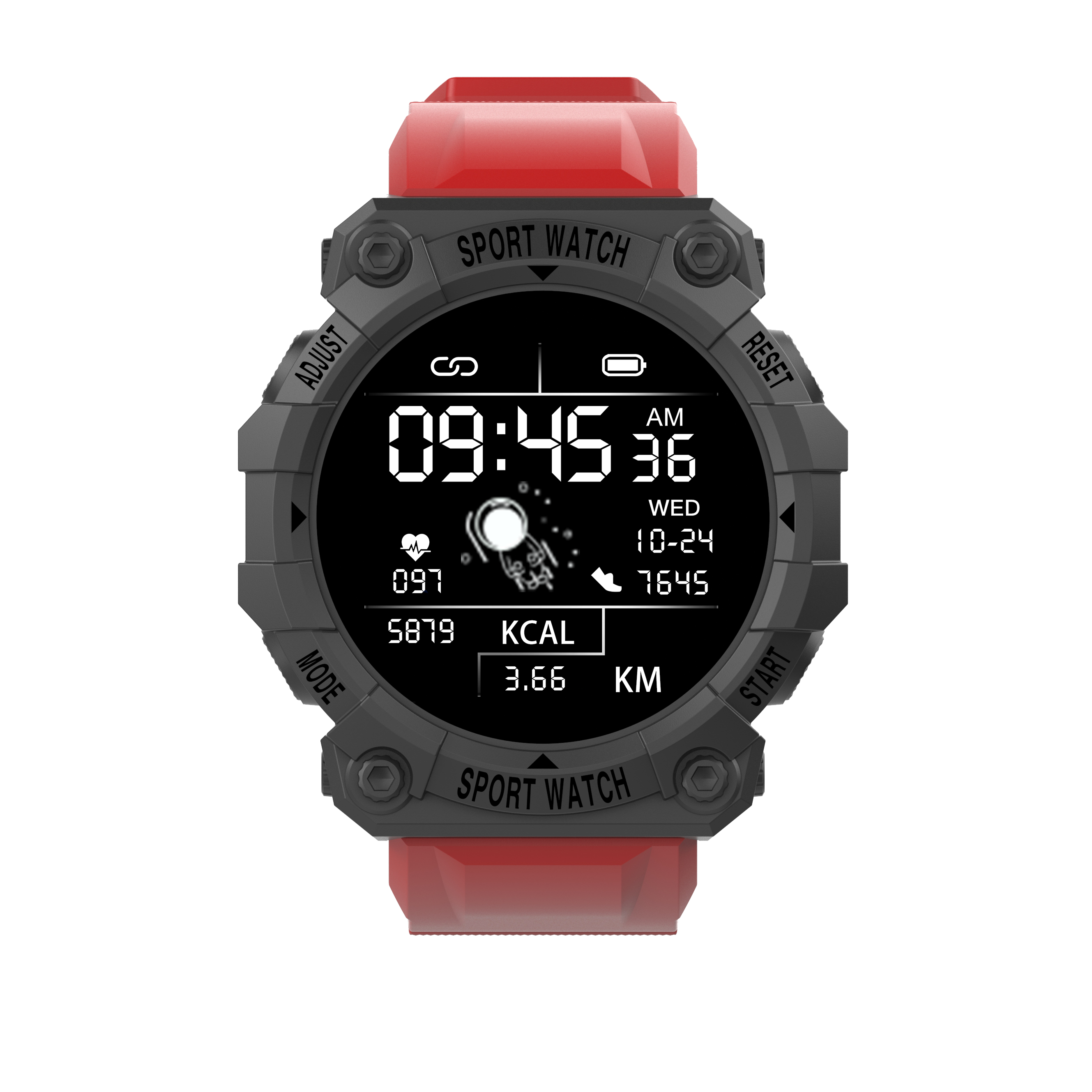 Sports Smart Watch FD68 Cheap Popular Waterproof Wristwatch Big Battery Long Standby Smart watch FD68S