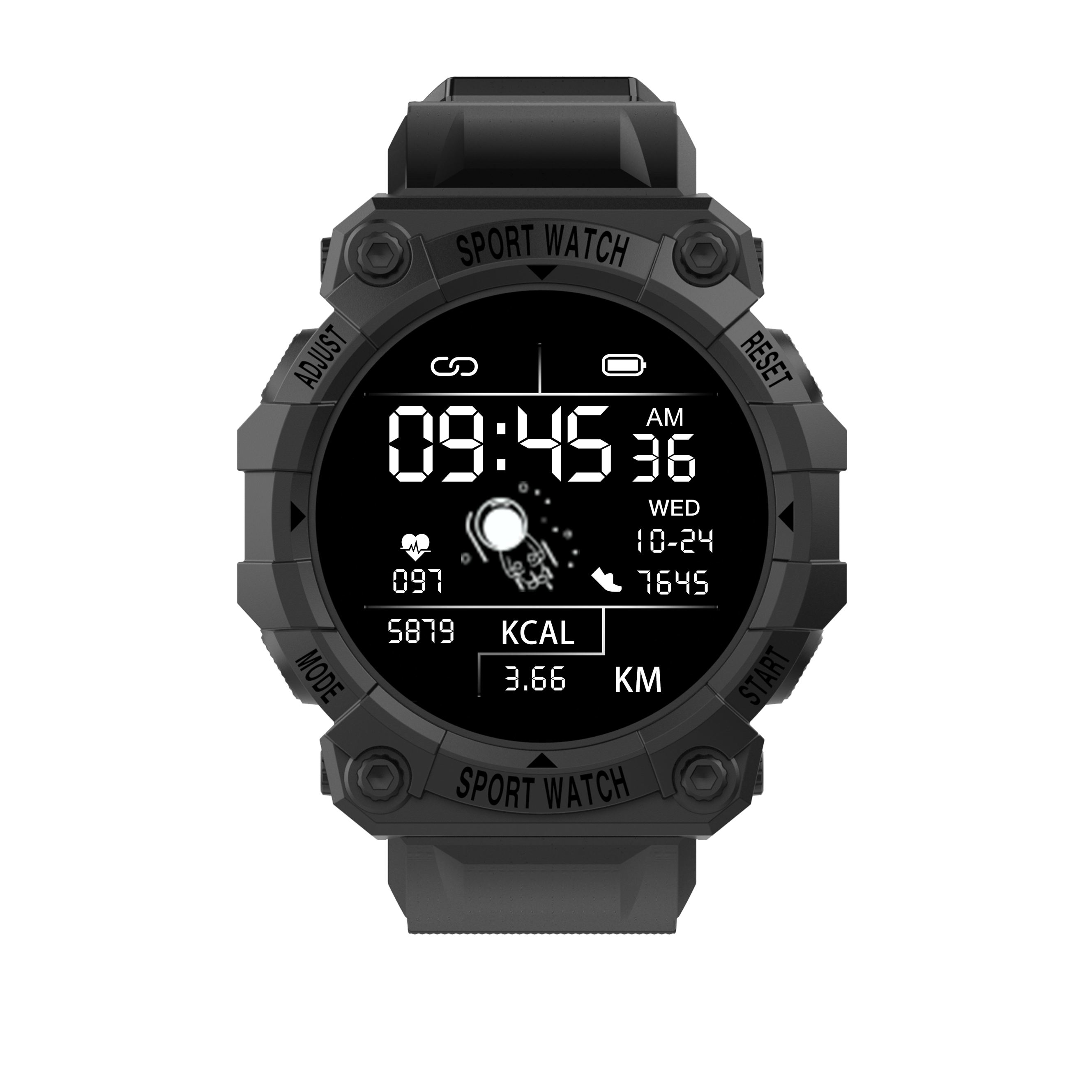 Sports Smart Watch FD68 Cheap Popular Waterproof Wristwatch Big Battery Long Standby Smart watch FD68S