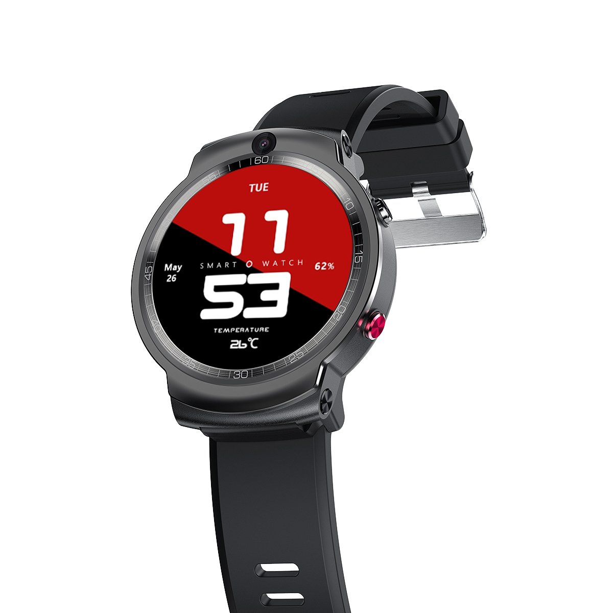 2021 Smart Watch D28 4G 360 Degree Dual Camera Android 7.1 BLE IP67 Waterproof GPS Smartwatch With SOS Button Fitness Tracker