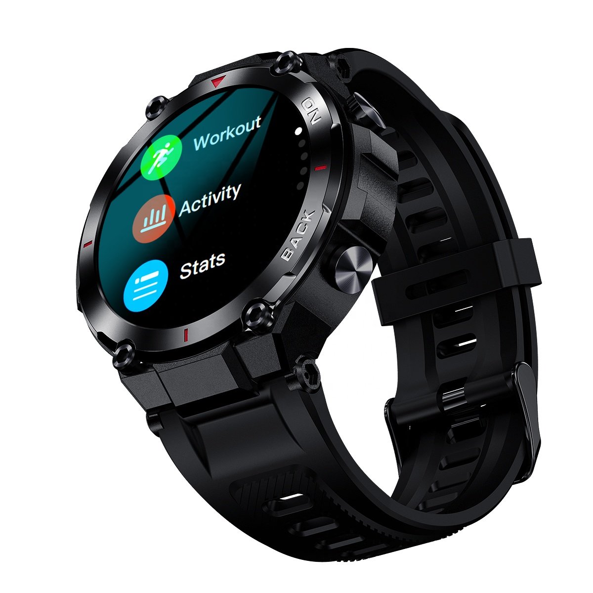 2023 Outdoor Sport GPS Smart Watch K37 Waterproof 480mAh Big Battery Reloj Smartwatch for Android IOS IPS Men 1.32" Smartwatch