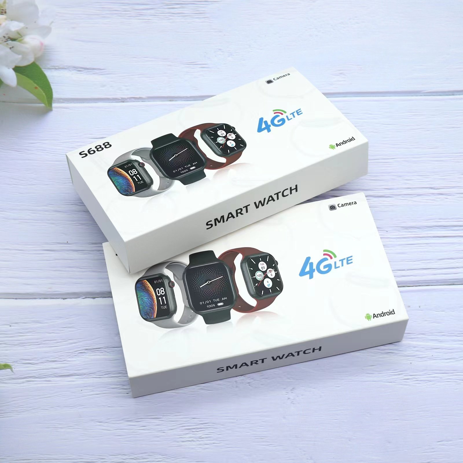 S688 series 8 9 Reloj Inteligente con 4g 5g network wifi and sim smart watch s9 ultra para hombre watches for men relojes 2024