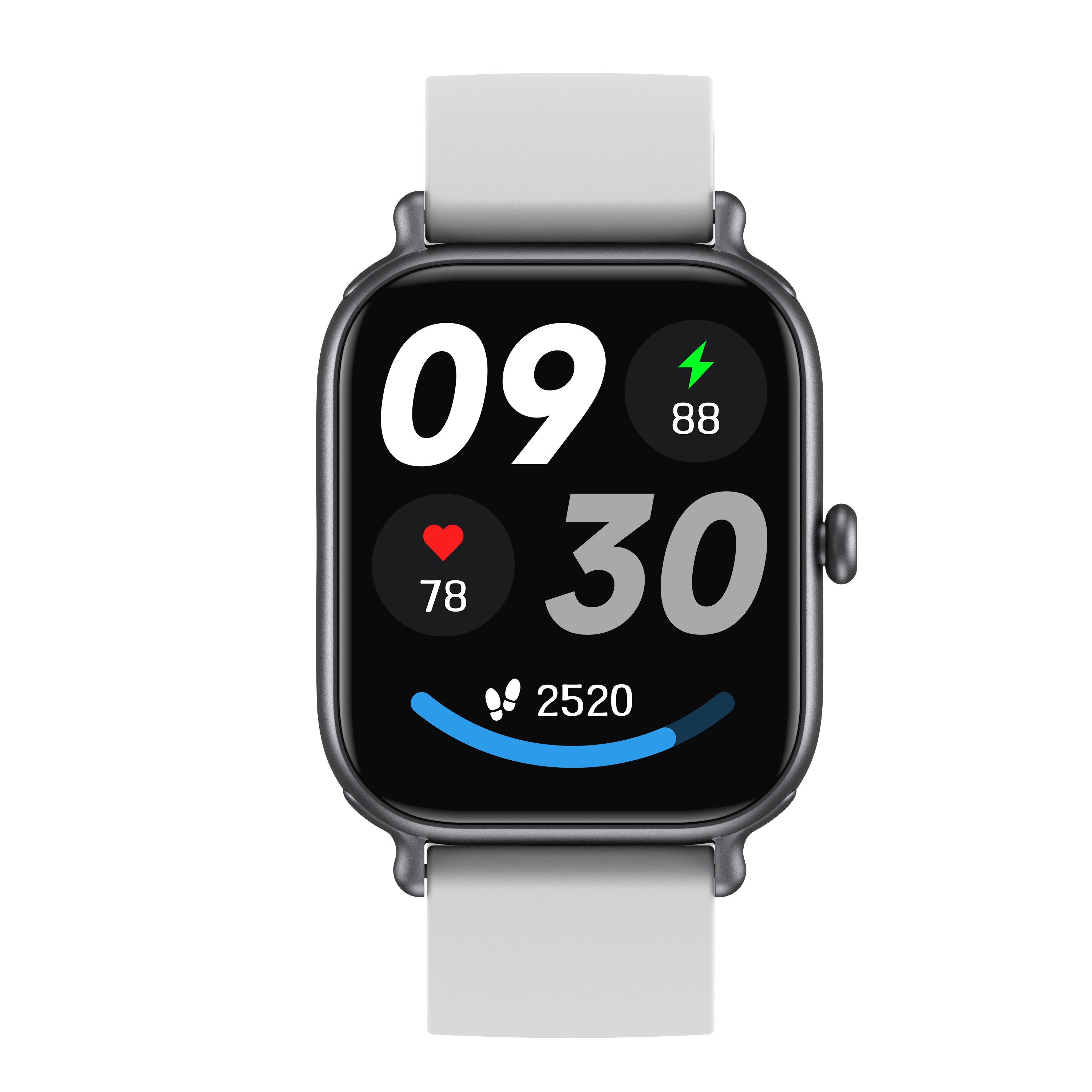 Apple Smart Watch with Fitness Tracker Alarm Clock SOS Button Music Player Sleep Calorie Tracker TFT Display Silicone Gel Band