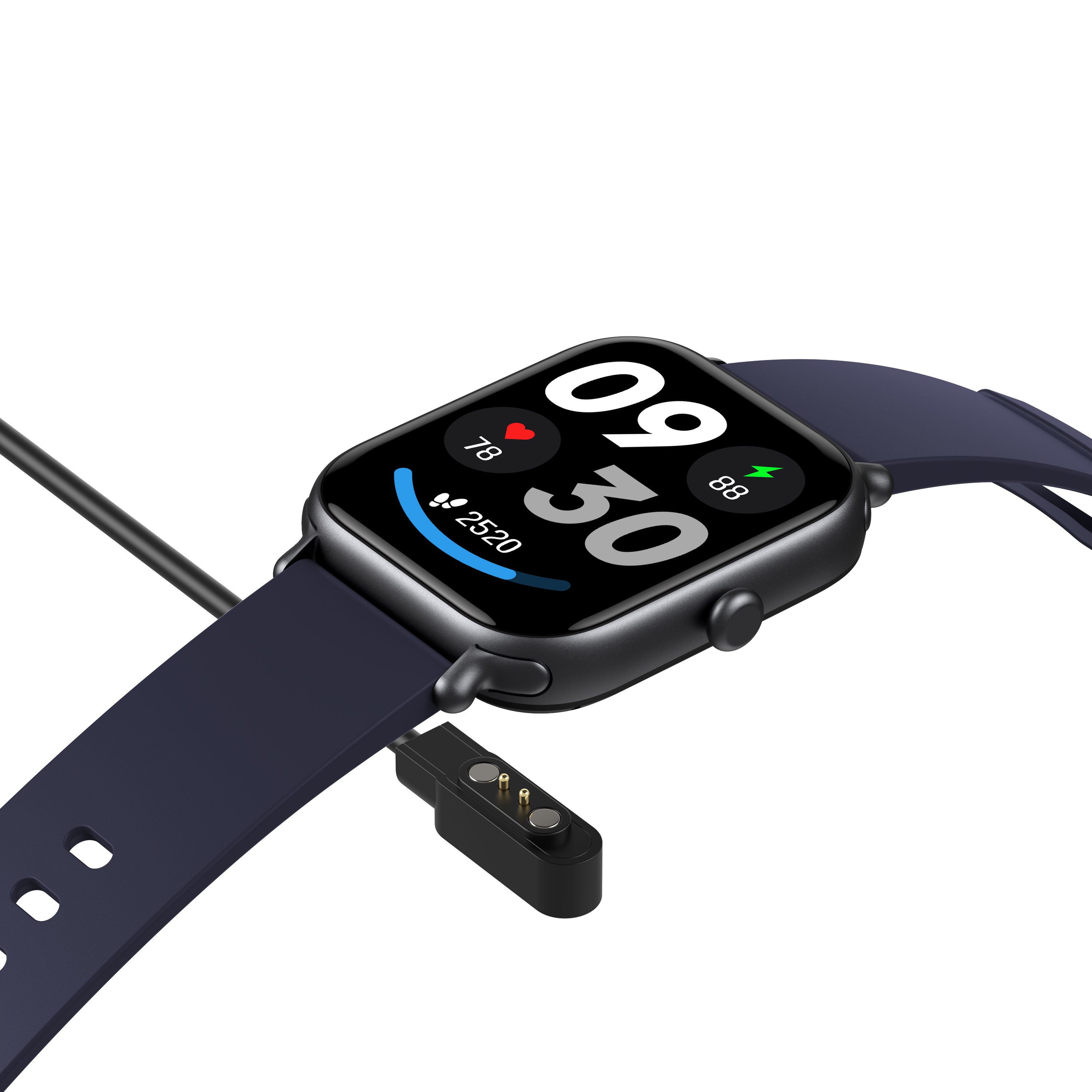 Apple Smart Watch with Fitness Tracker Alarm Clock SOS Button Music Player Sleep Calorie Tracker TFT Display Silicone Gel Band