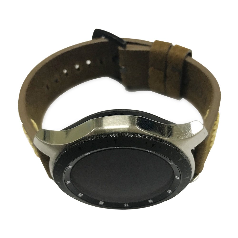 High Quality Genuine Leather Samsung Gear S3 Galaxy 46mm Replacement Smart Watch Band