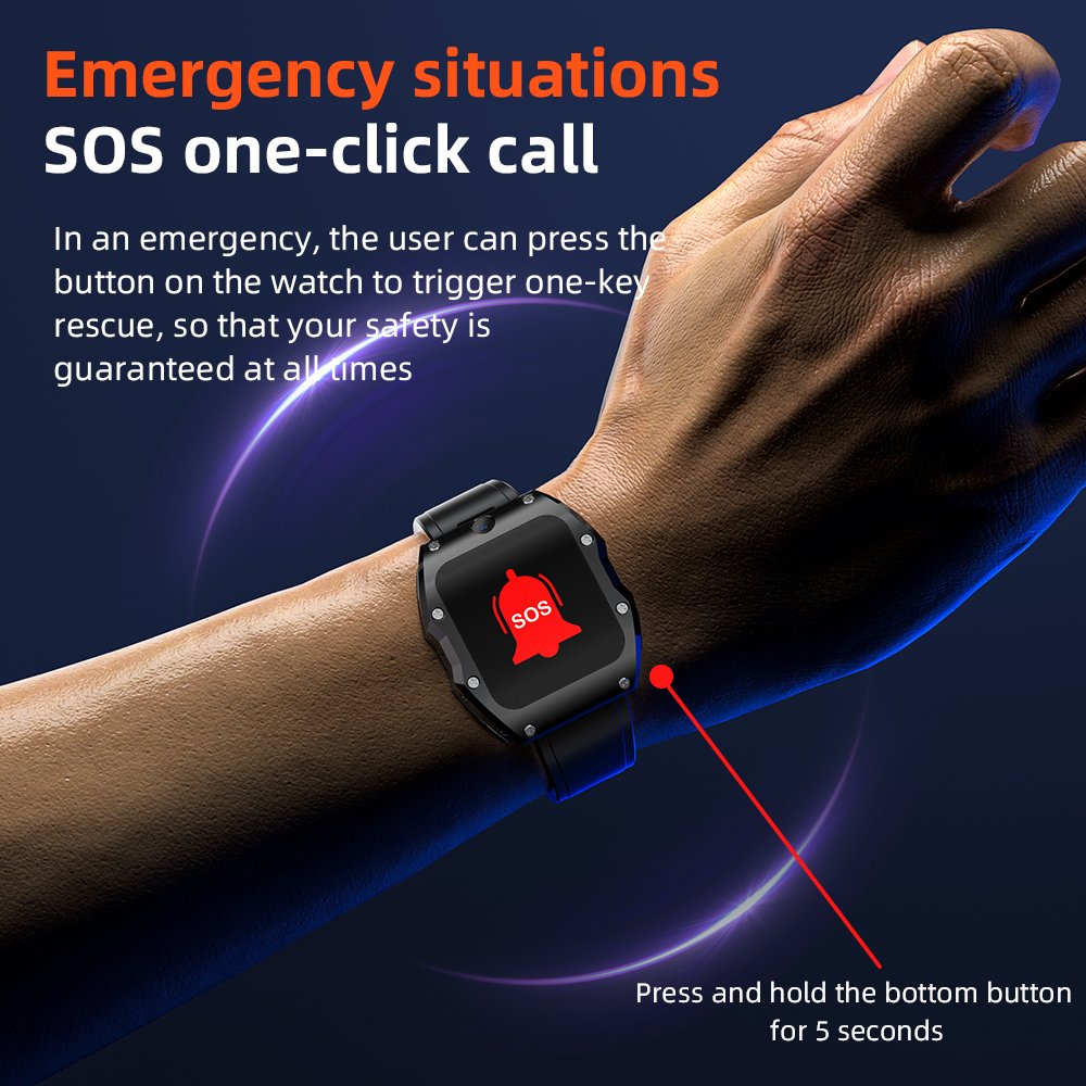 4G LTE Android 9.1 Smartwatch APPLLP 3 MAX 4+128GB GPS Dual Camera Sim Card 4G Smart Watch 2024