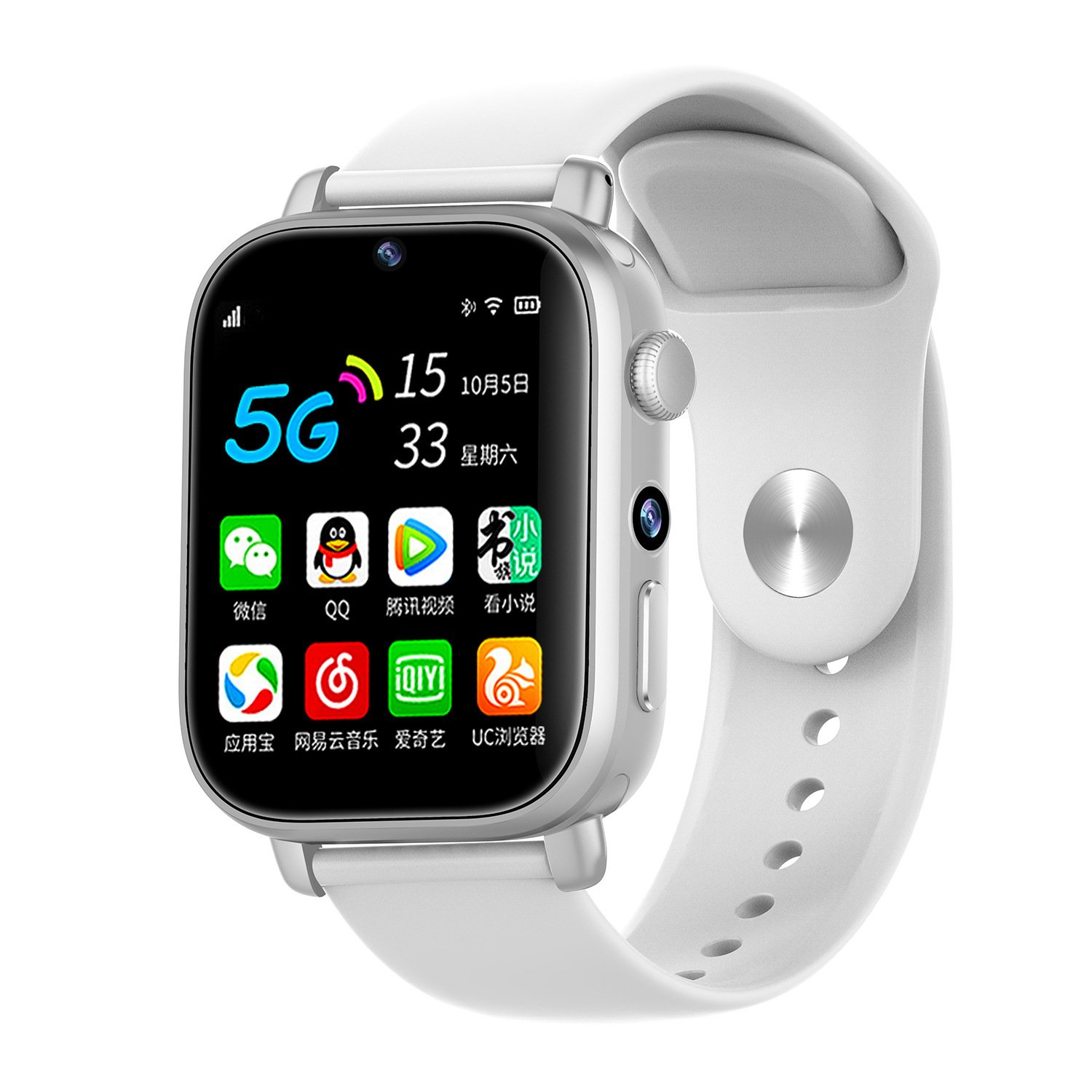 I1S Smart Watch 1.9 Inch HD Screen GPS Sim Card Smart Phone IP67 Alloy Unisex IPS WIFI Video Call NFC Payment GPS Android 4G 5g