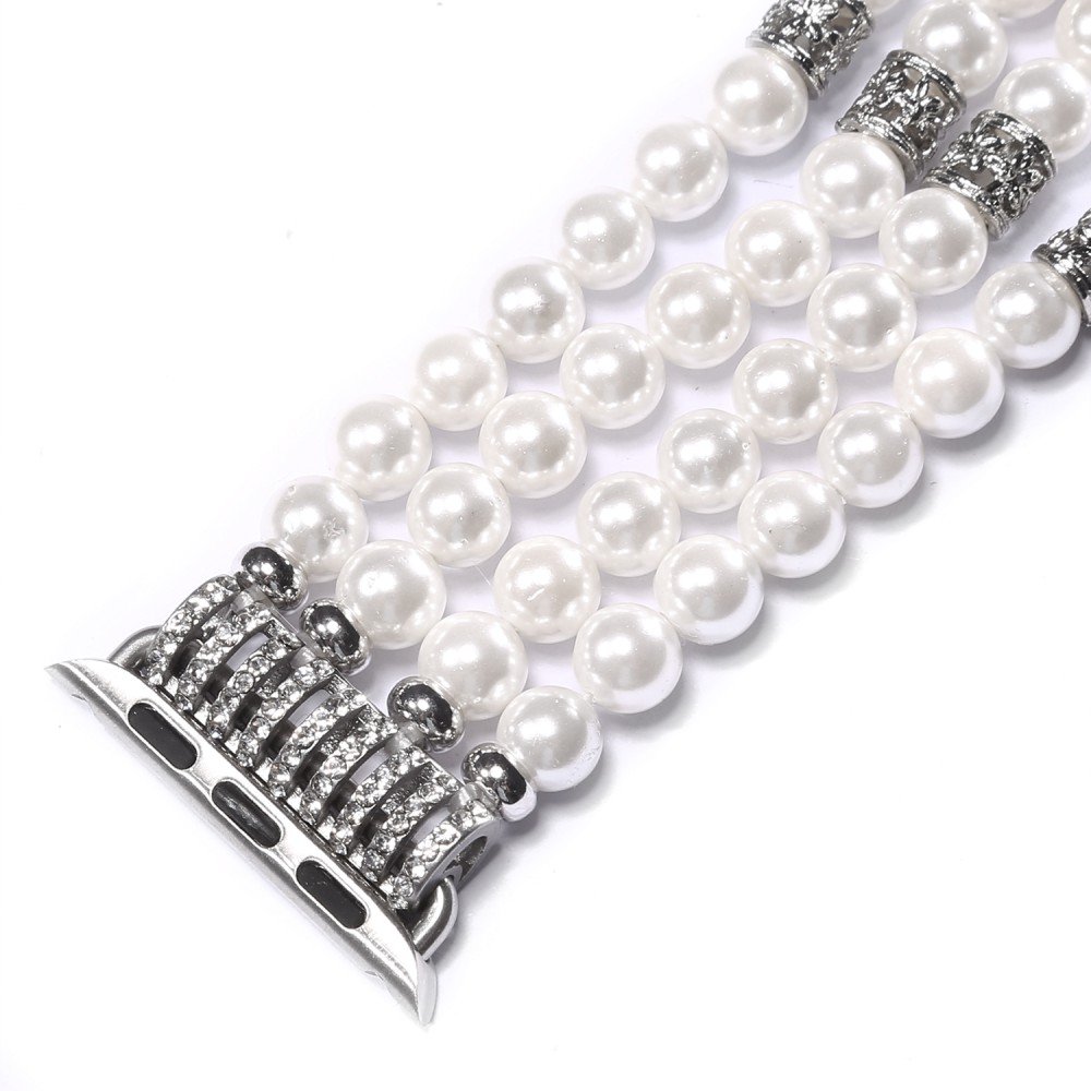 Fashionable Jewelry Red Beads rhinestone Strap for apple smart watch band