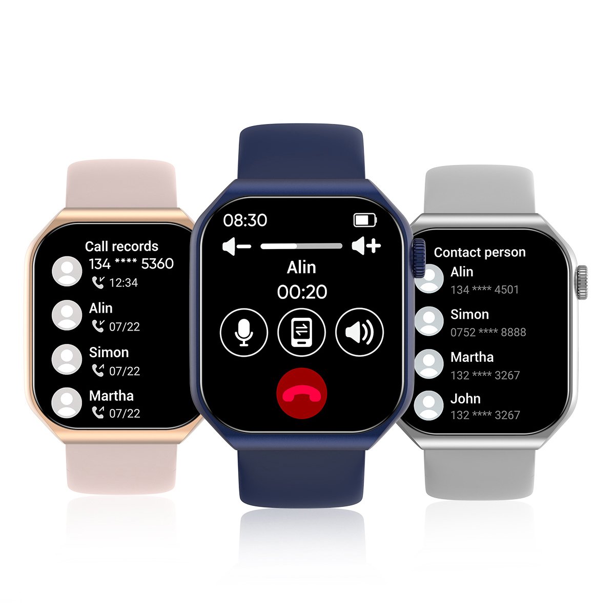 New 1.85 inch HD Full Touch Screen Custom Dial Real Heart Rate Smartwatch BT Call AMOLED Smart Watch for Men Women 2024 Trend