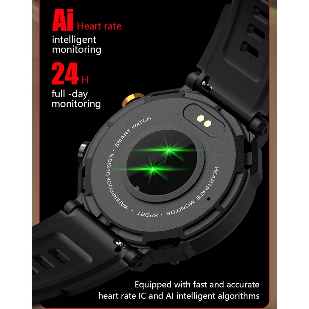 C21Pro Smart Watches For Men Heart Rate Blood Pressure Oxygen Monitor 1.39" Smartwatch Sport Watches For Android iOS