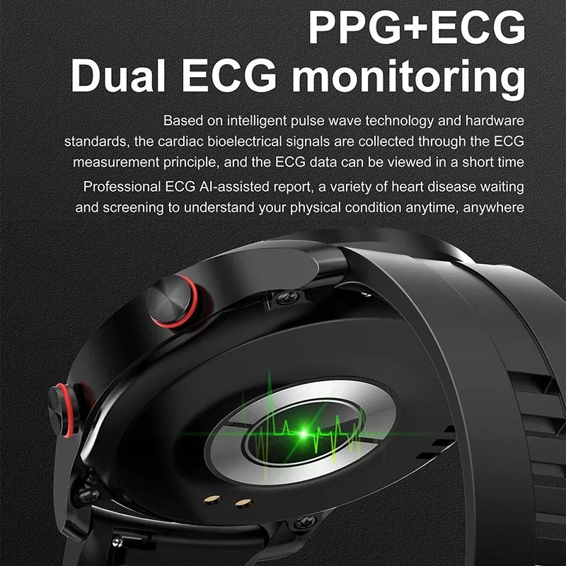 HW20 Smart Watch Men ECG+PPG Smartwatch Waterproof BT Call Heart Rate Monitoring Message Reminder Sports Watch Men