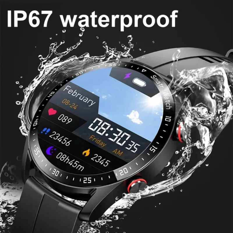 HW20 Smart Watch Men ECG+PPG Smartwatch Waterproof BT Call Heart Rate Monitoring Message Reminder Sports Watch Men