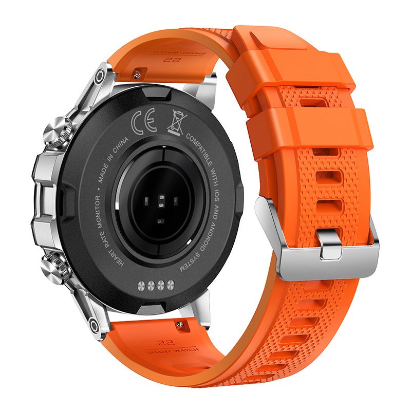 2024 Outdoor Sport Smartwatch 1.39 Round Screen 400mAh Battery Health Heart Rate BP Monitoring Waterproof K52 Smart Watch
